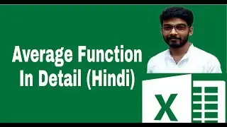 How to use Average function in excel II How to use Average formula in excel II Computorism