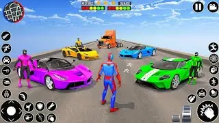 Superhero Mega Ramp Car Racing Simulator 2024 : Ultimate Driving Adventure! Android Gameplay