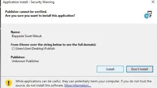 Cara Membuat installer (setup.exe) menggunakan Visual Studio 2019 C#