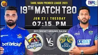 TNPL 2023 Salem Spartans vs Lyca Kovai Kings 19thMatch Prediction | SS vs LKK Playing 11, SS vS LKK