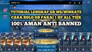 TERBARU❗CARA GB WR CLASSIC 1 HP ALL TIER, SOLO GB WINRATE MOBILE LEGEND 2022
