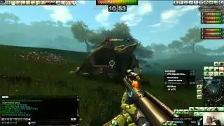 Entropia Universe - Team Hunt on Arkadia Getting a 234PED Global