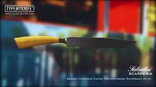Saladini Collezione Cucina Tranchiermesser Buchsbaum 23 cm