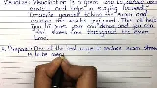 (5) Exam Stress ? Ways to Study Effectively | Scribble Sync | Handwriting Improvement Video | Study