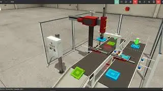 Factory IO - Pick and Place with Vision Sensor
