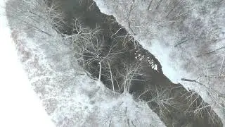 Extreme Drone Video from Spring Hill; TN during Severe Winter Weather Event.
