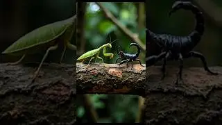 Who survives..? Scorpion vs Praying Mantis
