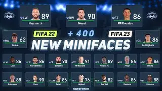 New 23/24 Mini Faces Mod V1 For FIFA 23 (+400 New Mini Faces ) TU17.1