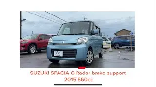 Suzuki Spacia G &ndash; Practical Kei Wagon w/ Radar Brake Support | 2015 / 63,000 km