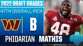 Commanders take COMPLETE DT Phidarian Mathis With No. 47 Pick I 2022 NFL Draft Grades