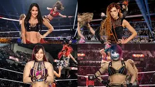 Brie vs Becky vs Iyo vs Asuka- Missile dropkick