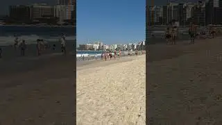 🇧🇷 Rio de Janeiro - Copacabana beach Brazil | beach walk 4K 🌴