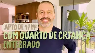 APARTAMENTO DE 47 M2 COM DOIS QUARTOS E LAVANDERIA PLANEJADA