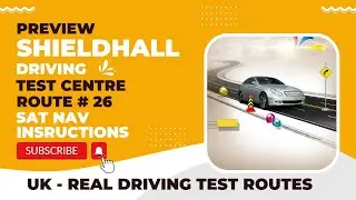 Preview - Scotland Glasgow Shieldhall Driving Test Routes Real Test Route 26