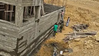 أصول العزل الصحيحة  للحوائط الساندة أو الأساسات 