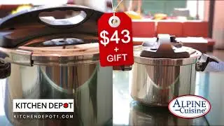Kitchen Depot Featuring Alpine Cuisine Pressure Cooker