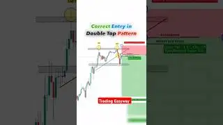 How to trade Double Top Pattern ( correct Entry)#smartmoney #candlestick #trading #investment
