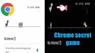 Chrome secret game (Dino game) | Naveed With Technology |