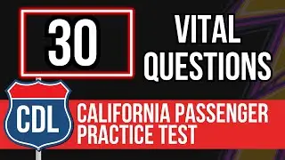 California CDL Passenger Test Questions And Answers 2026 (CA Study Guide & Written Practice Exam)