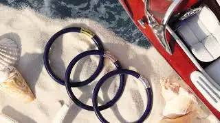 Navy Three Kings All Weather Bangles | BuDhaGirl
