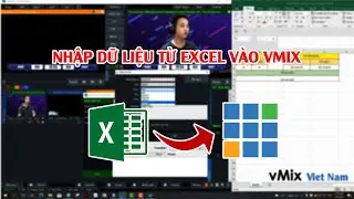 HƯỚNG DẪN NHẬP DỮ LIỆU TỪ EXCEL V&Agrave;O VMIX  #vmix #truongquayao #vmixvietnam #instantreplay