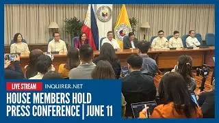 LIVE: House members hold press conference after Senate returns impeachment case vs Duterte