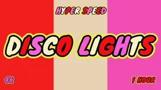 Color Changing Screen- Red vs Beige vs Pink [Disco Lights- Hyper Speed- 1 Hour].