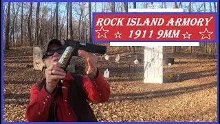 Пистолет Rock Island Armory 1911 калибра 9 мм, ------------------------------------#вирусныевидео...