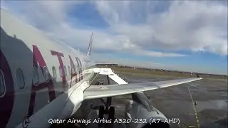 Qatar Airways |BELGRADE - DOHA| Airbus A320-232 |A7-AHD| Flight Report