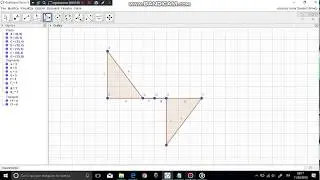 Come fare una simmetria centrale su geogebra