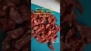 Chorizo in mushrooms  #keto #youtubeshorts #foryou  #4k #ketorecipes #ketobeginner #foryoupage