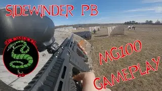 Геймплей MG100 в Paintball Country
