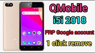 QMobile i5i 2018 FRP Google account remove Cm2 dongle 1 click done 💯