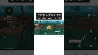 how to craft a stone sword on workbench in dawnlands #gameplay #shorts #dawnlands