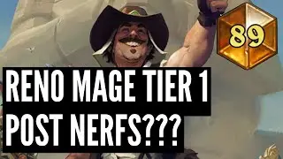 Top 100 Legend Reno Mage: The BEST post nerf deck? | Ashes of Outland | Hearthstone