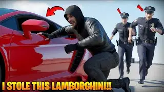 POLICE TRIED To STOP Me From STEALING This LAMBORGHINI !!@TechnoGamerzOfficial 