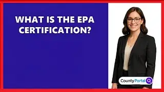 What Is The EPA certification?
