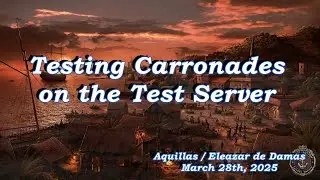 Testing Carronades on the Test Server