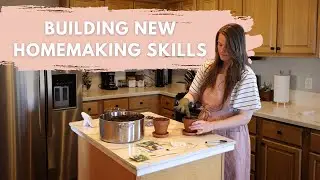 Planting An Herb Garden & Making From Scratch Thin Crust Pizza - Building On Homemaking Skills
