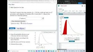 Tutorial for Finding the P-Value in an F Test