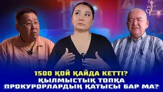 1500 ҚОЙ ҚАЙДА КЕТТІ? ҚЫЛМЫСТЫҚ ТОПҚА ПРОКУРОРЛАРДЫҢ ҚАТЫСЫ БАР МА?
