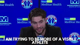 Corey Kispert Washington Wizards - I am trying to be more of a visible athlete!
