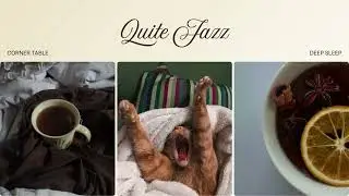 Quiet Jazz Music ☕ Soft Jazz for Night, Focus, Sleep and Calm Mood