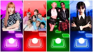 Lisa - Money vs Bts - Dynamite vs Lady Gaga - Bloody Mary vs Rose Bruno Mars - Apt | Tiles Hop