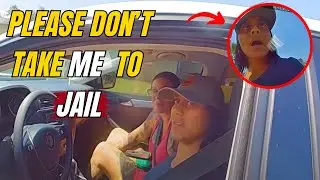 Woman Lies to Officer &mdash; And Instantly Faces the Consequences