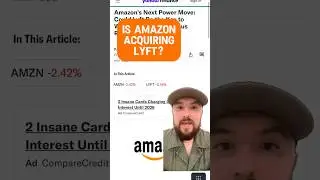Is Amazon Acquiring Lyft? #rideshare 🛒🚗