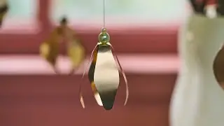 Brass snowdrop - DIY by S&oslash;strene Grene
