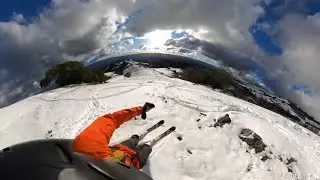 Skiing Mt Diablo in the Bay Area - February 2023.