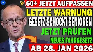 Achtung Senioren! | Neues Fahrgesetz ab 28. Januar 2026 | Diese Änderungen betreffen Sie JETZT