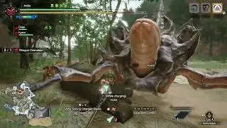 Monster Hunter Rise Sunbreak - Surge Slash Greatsword vs Master Rank Shogun Ceanataur